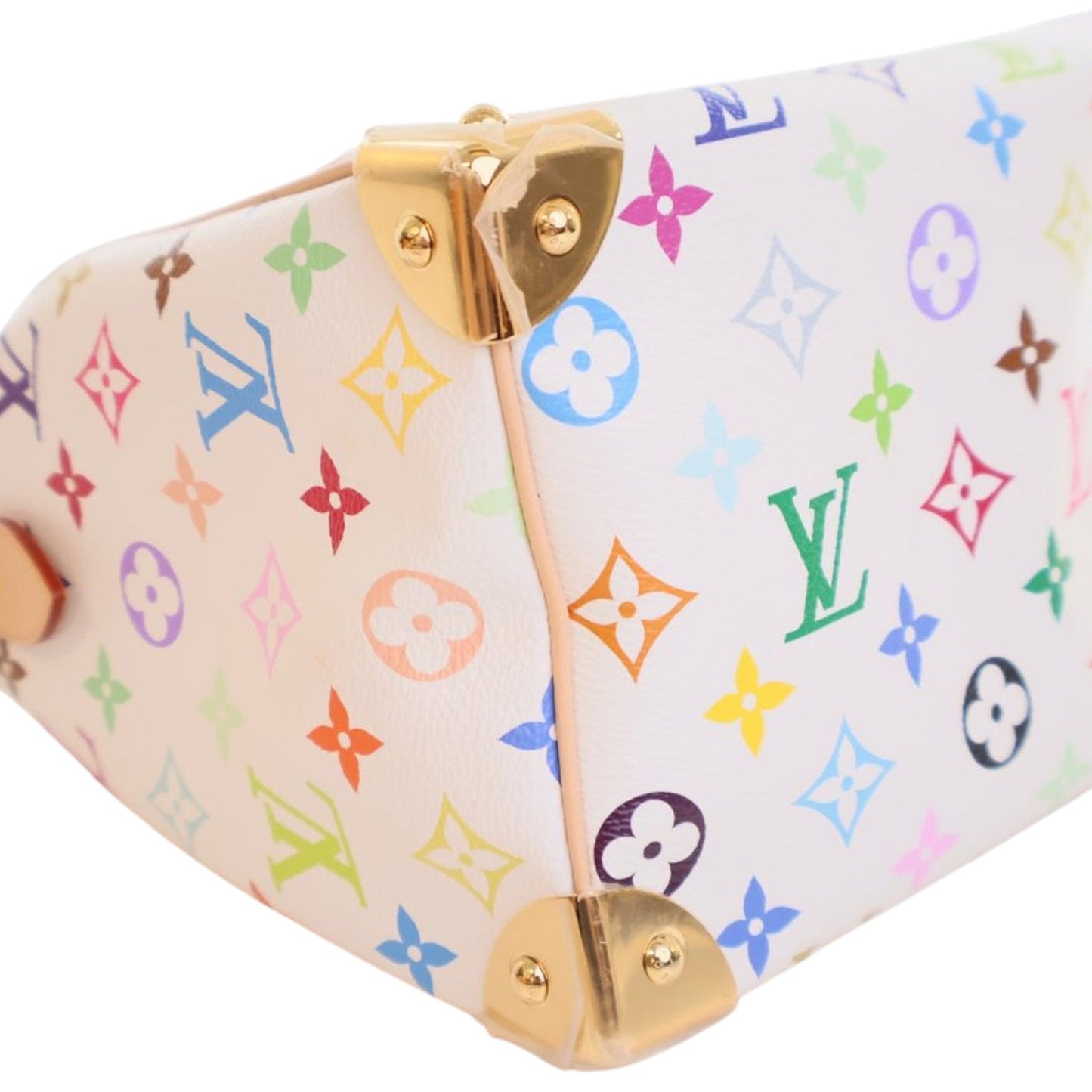 Louis Vuitton x Takashi Murakami Speedy Bandoulière 25 – Monogram Multicolore Bianco - Etoilux