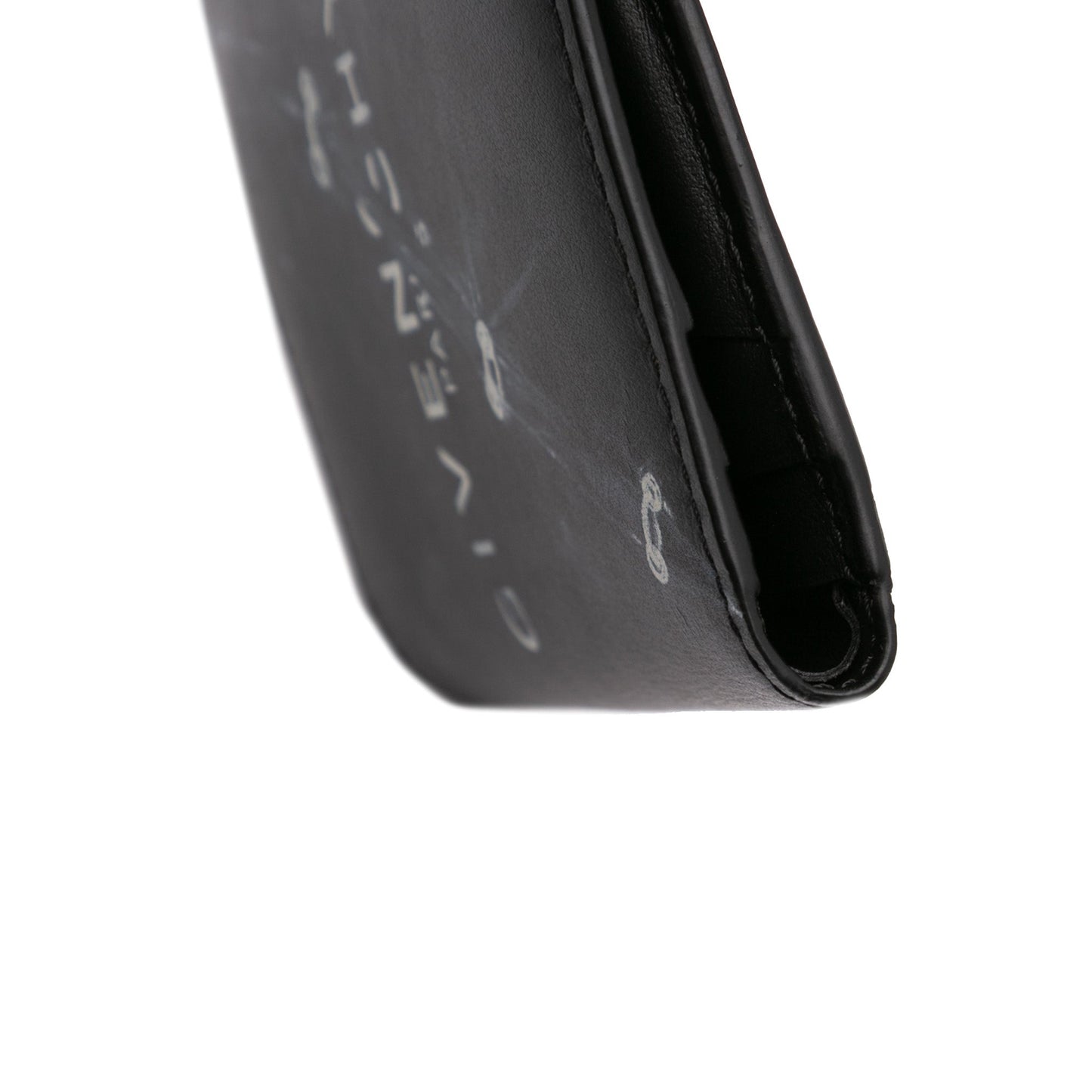 Givenchy – Porta Carte in Pelle Nera con Stampa Iconica - Etoilux