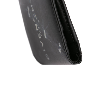 Givenchy – Porta Carte in Pelle Nera con Stampa Iconica - Etoilux
