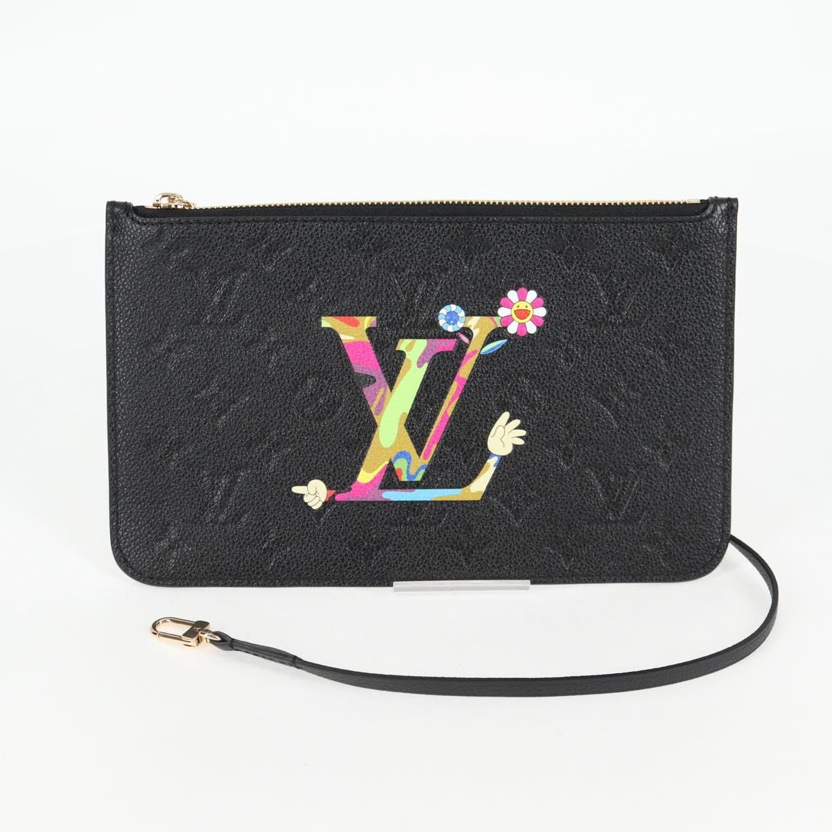 Louis Vuitton Neverfull MM – Monogram Empreinte Nero – Limited Edition Takashi Murakami Flowers - Etoilux