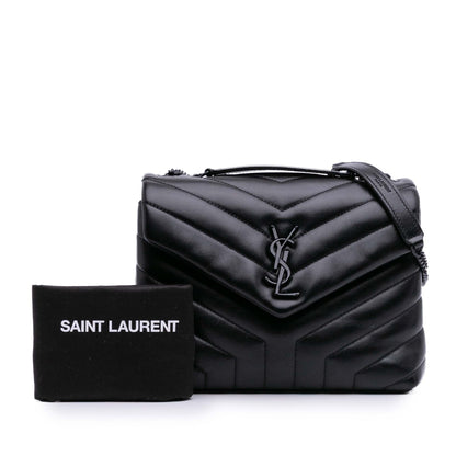 Saint Laurent Piccola borsa a tracolla LouLou in pelle di vitello con monogramma - Etoilux
