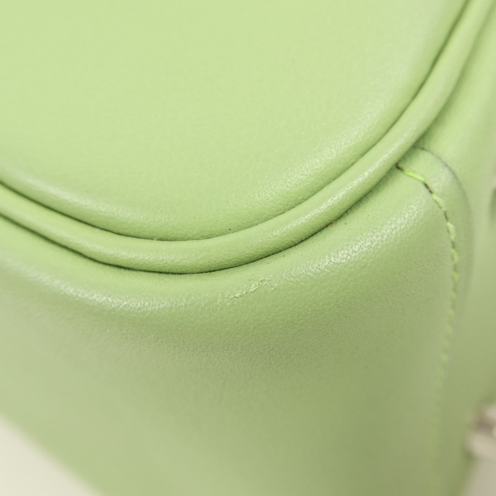 Hermès Mini Lindy Swift Vert Criquet Palladio 2020 – 19 cm - Etoilux