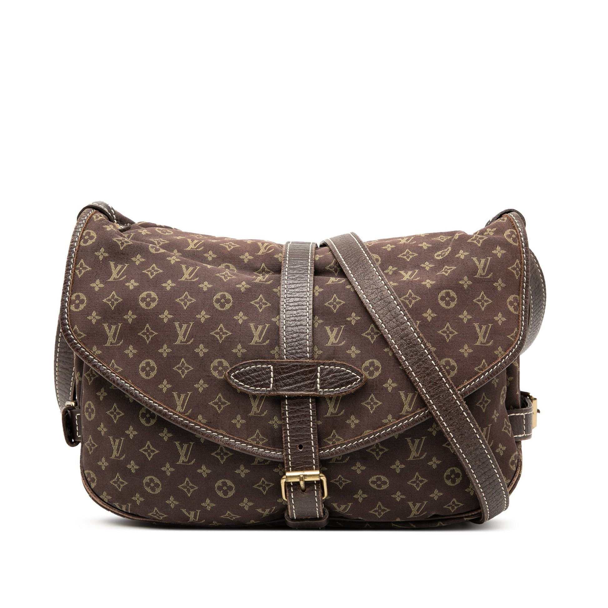 Louis Vuitton Mini Lin Saumur 30 – Tela Mini Lin Monogram – 2006 - Etoilux