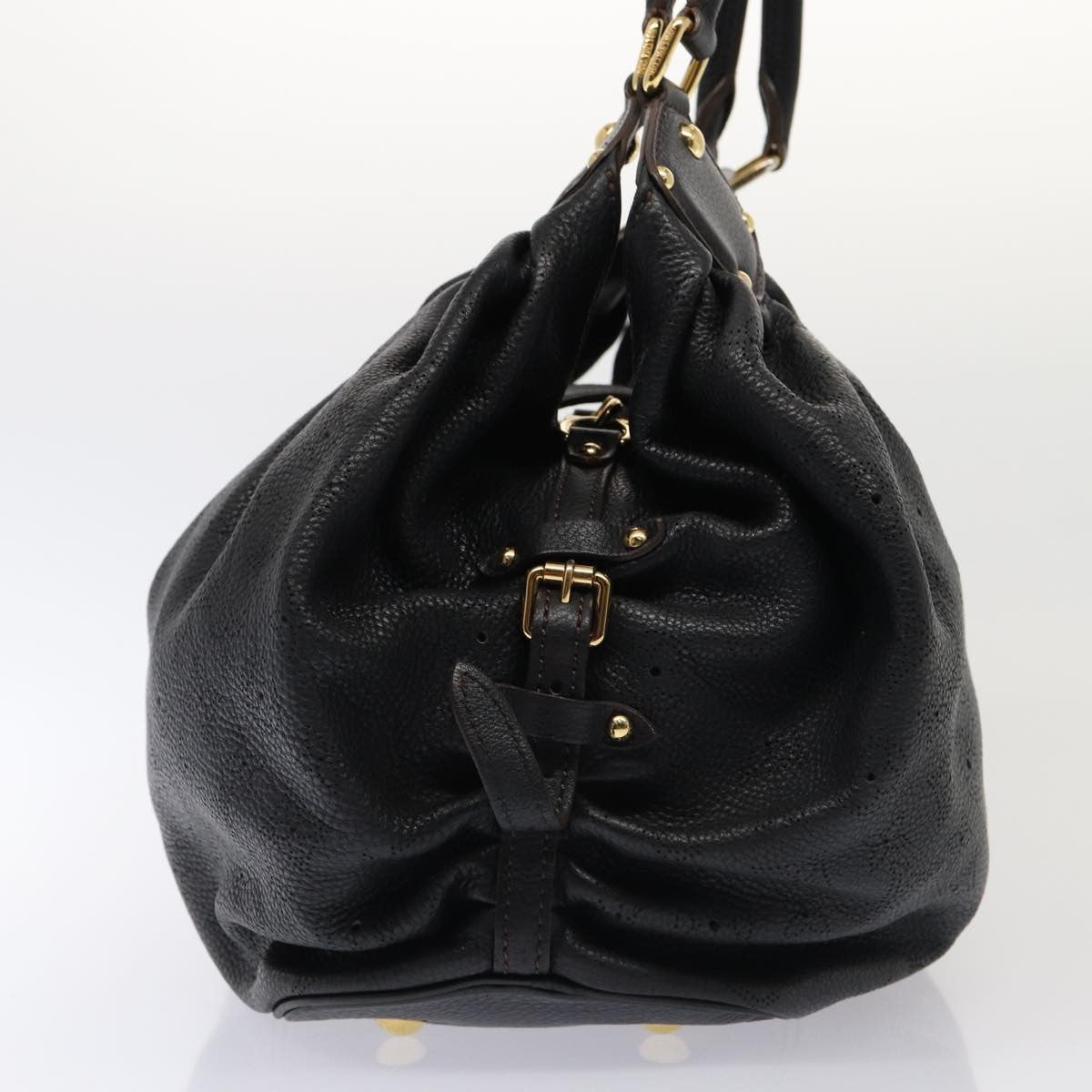 Louis Vuitton Mahina XL Hobo Pelle Perforata Nera — 2008 - Etoilux