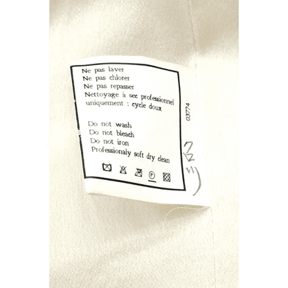 Chanel – Giacca senza colletto con logo | Collezione Autunno 1994 - Etoilux