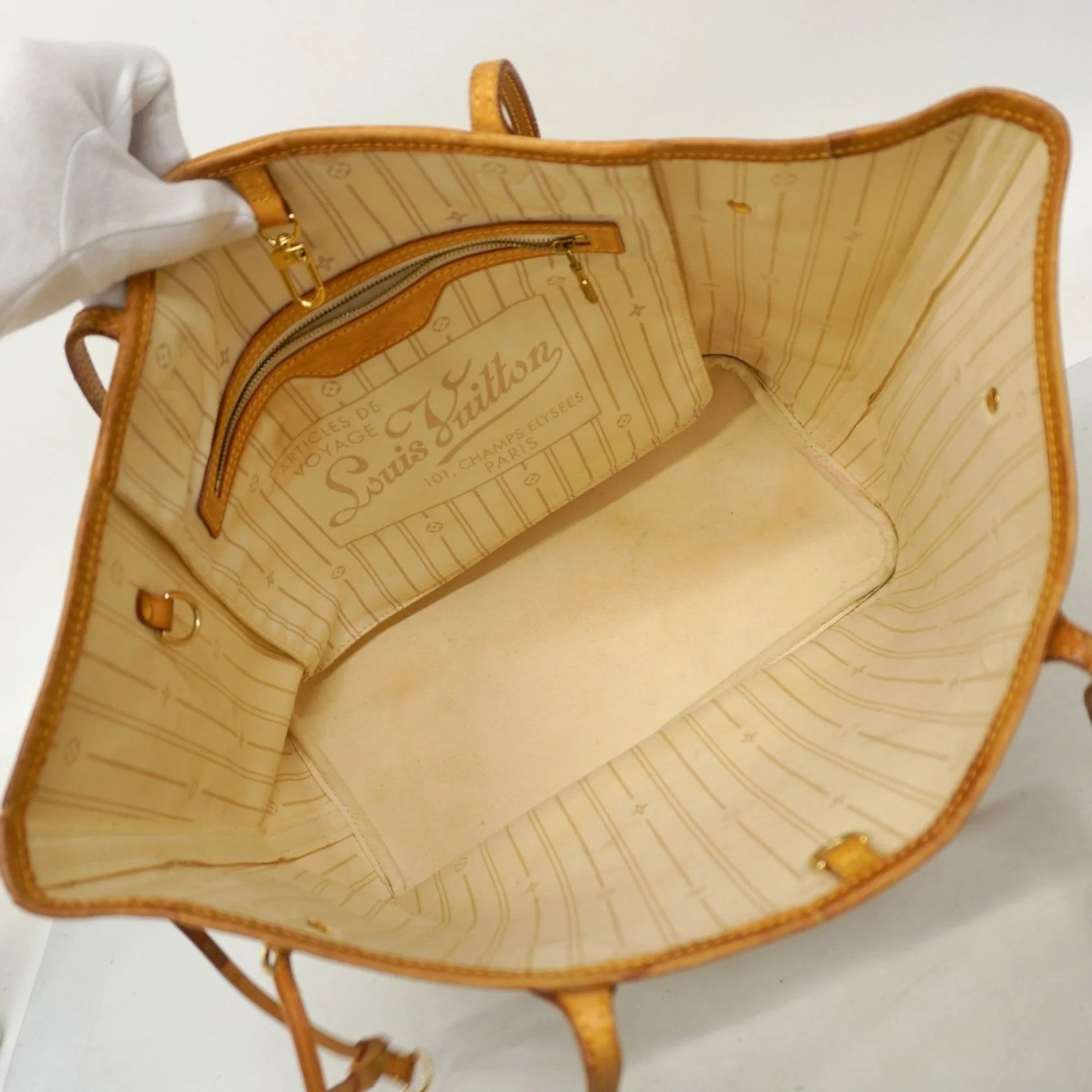 Louis Vuitton Neverfull MM Damier Azur Canvas – Made in France - Etoilux