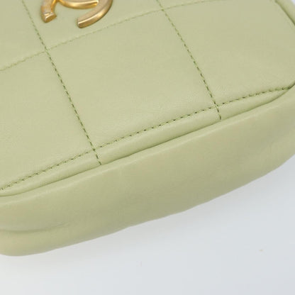 Chanel Diamond Mini Bag Pelle di Agnello Verde Menta – 18 cm - Etoilux