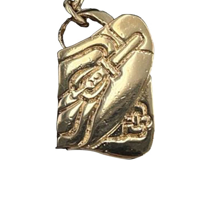 Dior — Orecchini pendenti placcati oro con charm borsa - Etoilux