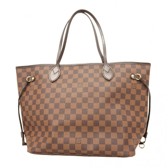 Louis Vuitton Neverfull MM Damier Ebene vista frontale