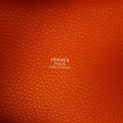 Hermès Picotin Lock 18 PM in Taurillon Clémence Feu – Palladio - Etoilux