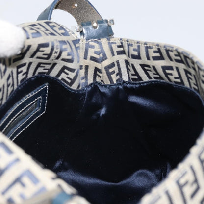 Fendi Mamma Baguette Zucchino Canvas Navy – 28 cm - Etoilux