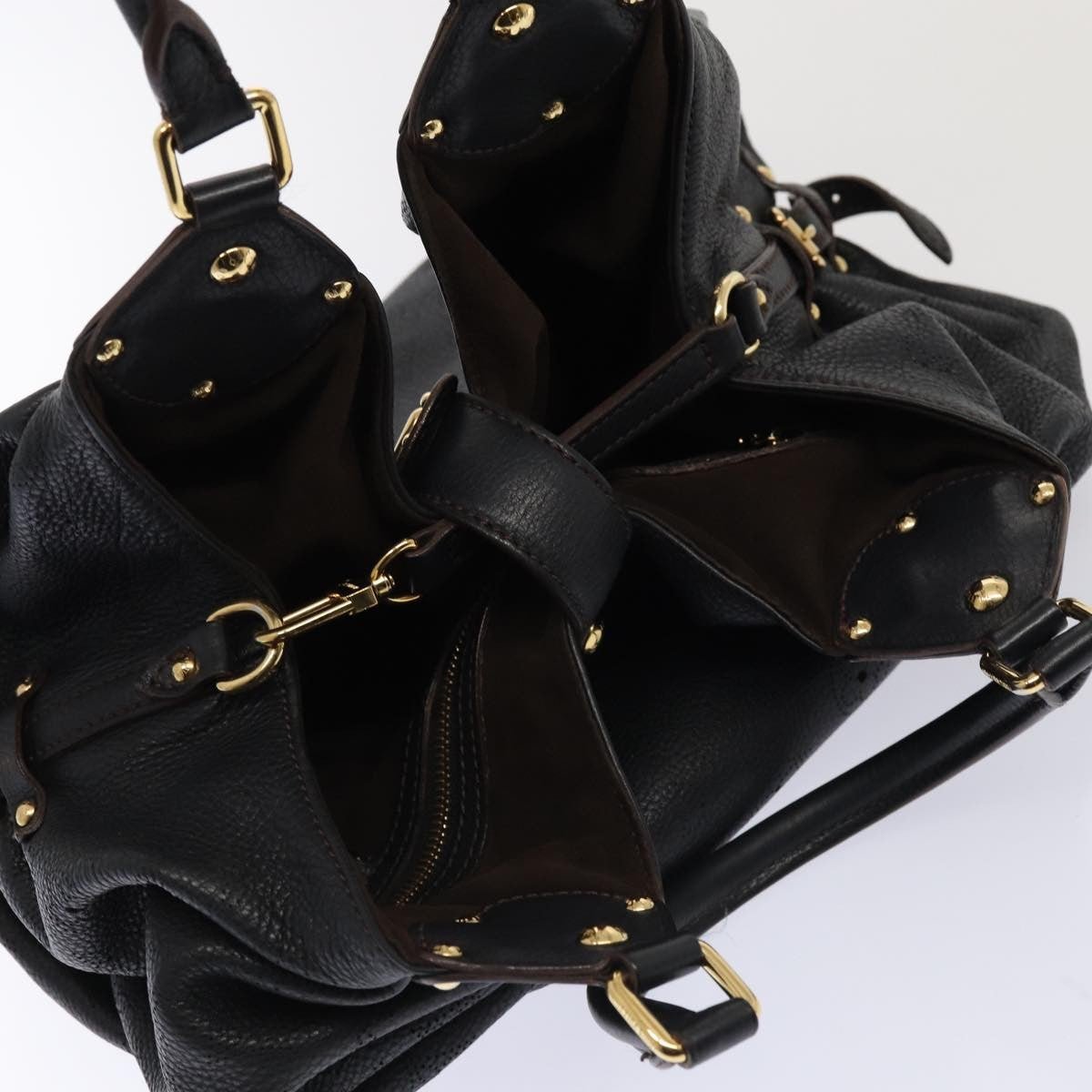 Louis Vuitton Mahina XL Hobo Pelle Perforata Nera — 2008 - Etoilux