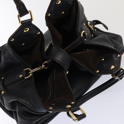 Louis Vuitton Mahina XL Hobo Pelle Perforata Nera — 2008 - Etoilux