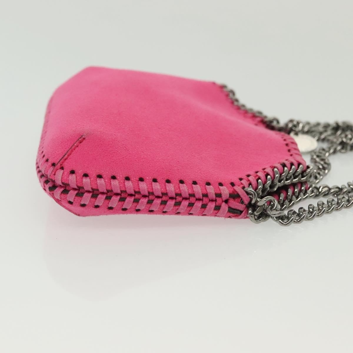 Stella McCartney Falabella Mini Tote Shaggy Deer Fuchsia Hardware Ruthenium - Etoilux