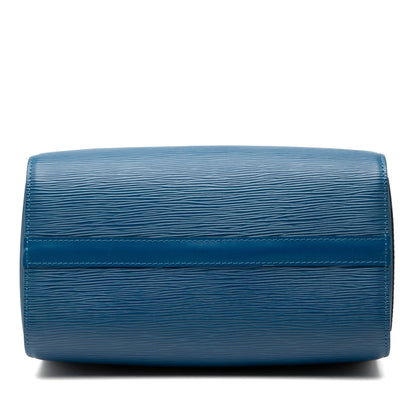 Louis Vuitton Speedy 25 Pelle Epi blu – 1995 - Etoilux