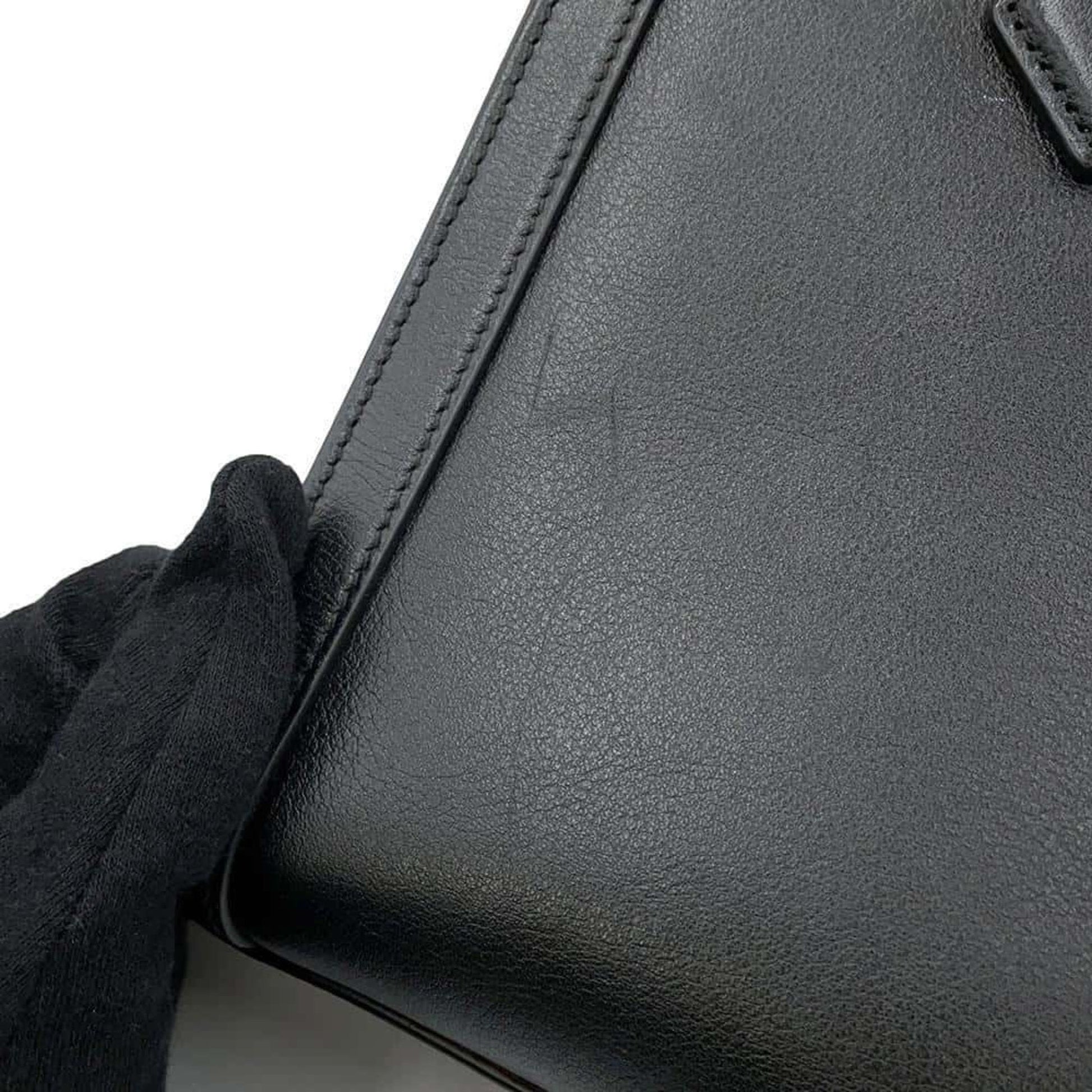 Gucci Diana Medium Tote Bag in pelle nera con manico in bamboo - Etoilux