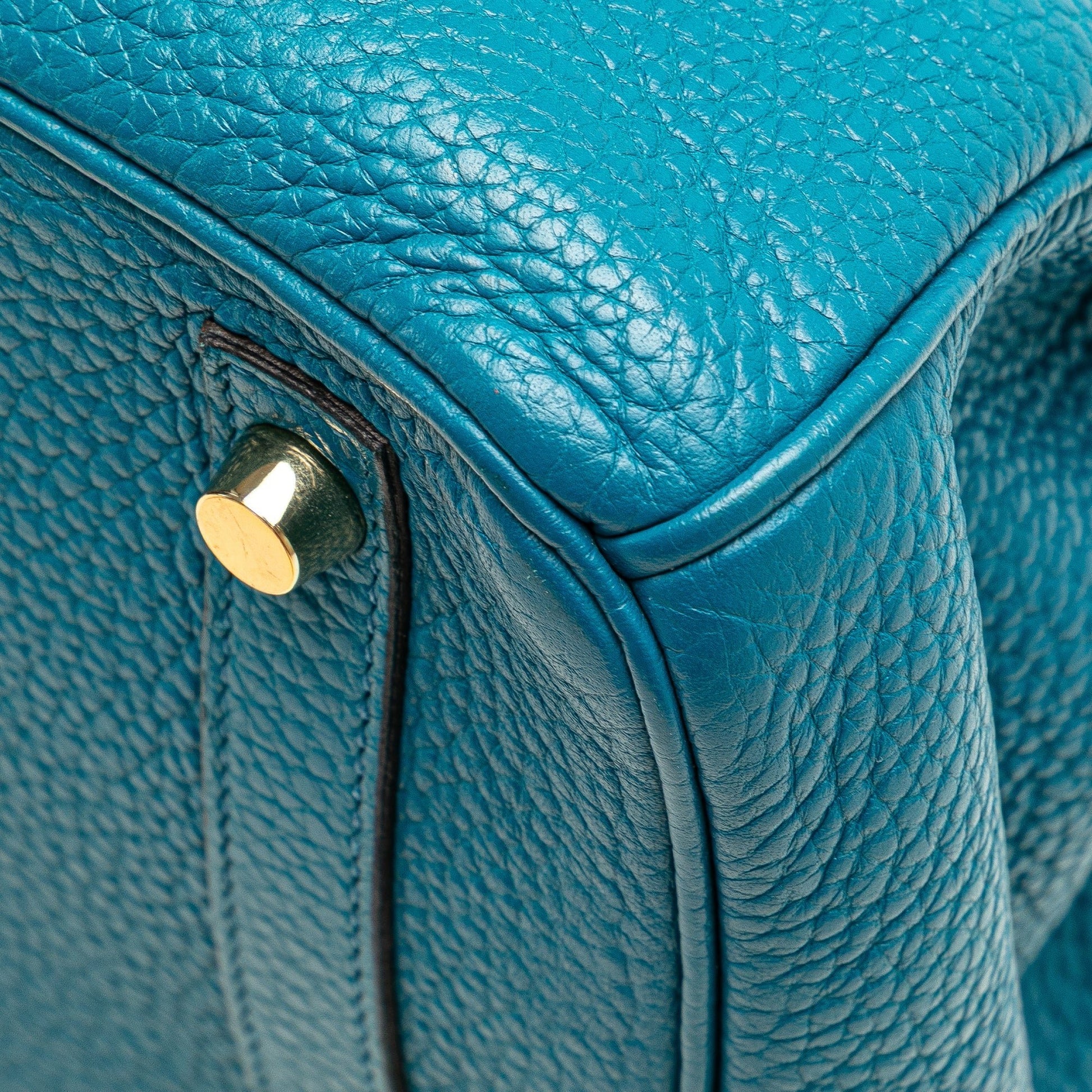 Hermès Birkin 30 Togo Bleu Izmir Hardware Oro — 1999 - Etoilux