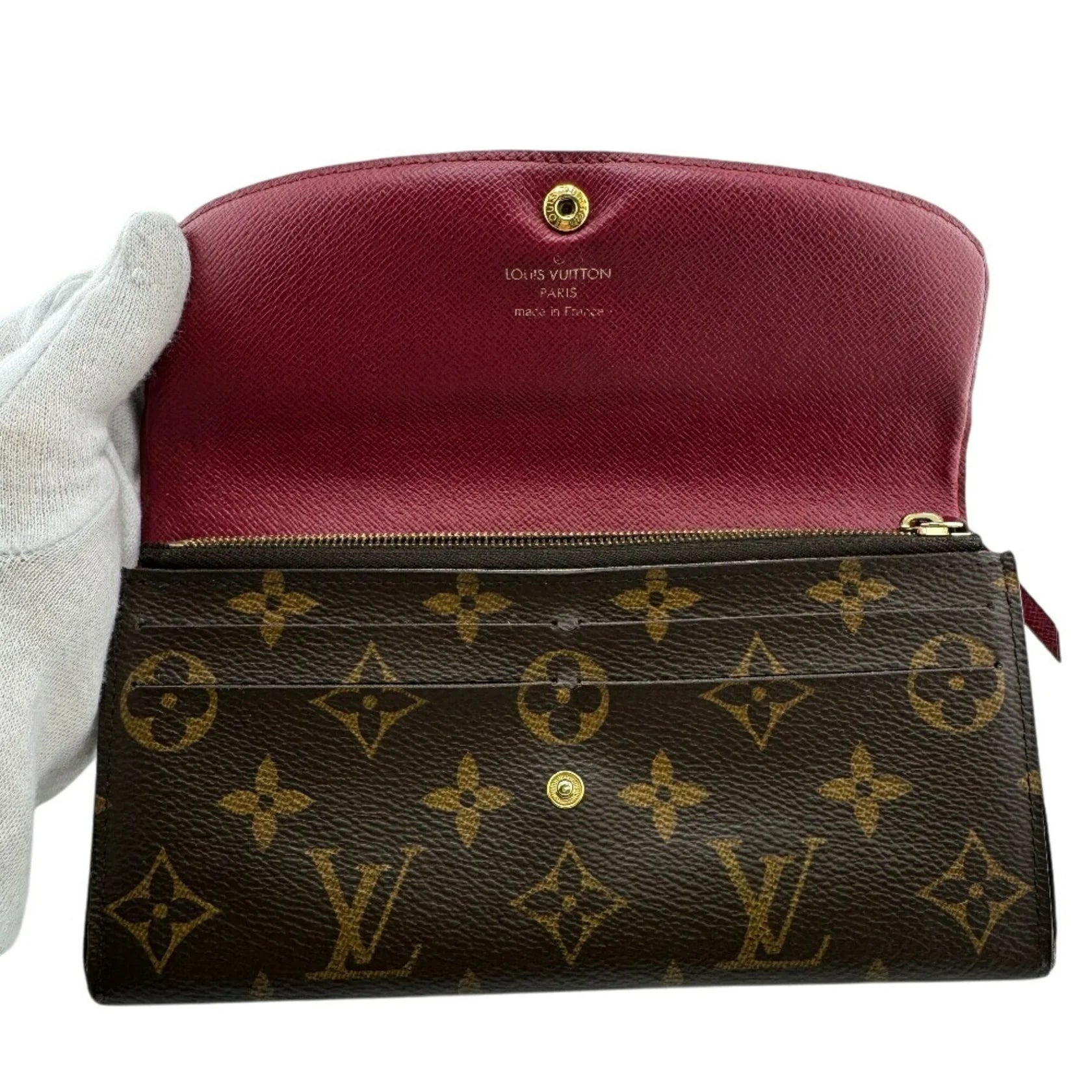 Louis Vuitton – Portafoglio Emilie Monogram Lungo Marrone - Etoilux