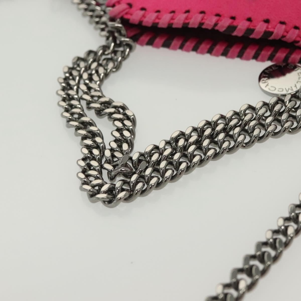 Stella McCartney Falabella Mini Tote Shaggy Deer Fuchsia Hardware Ruthenium - Etoilux