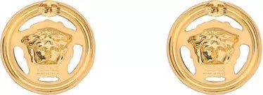 Versace – Orecchini Medusa in Ottone Placcato Oro – AW25 - Etoilux