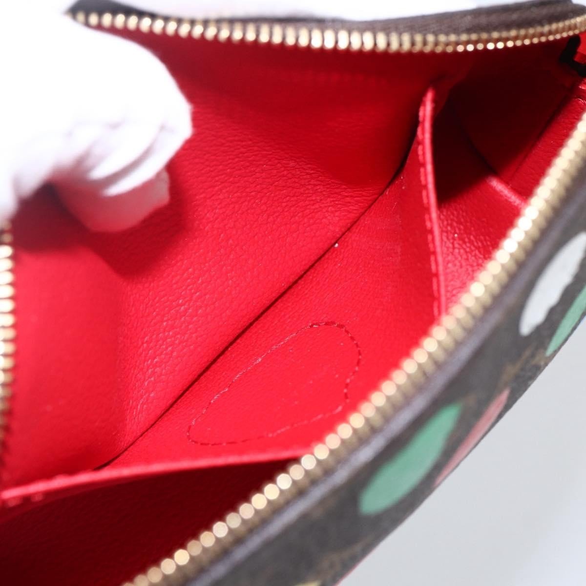 Louis Vuitton × Yayoi Kusama Cosmetic Pouch Tela Monogram Pois Dipinti 2023 - Etoilux