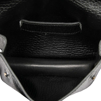 Hermès Courchevel Pochette Belt Bag 1981 – Pelle Vitello Noir - Etoilux