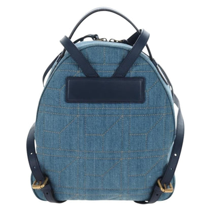 Gucci Zaino GG Marmont Pearly Small Denim Matelassé Blu – 24 cm - Etoilux
