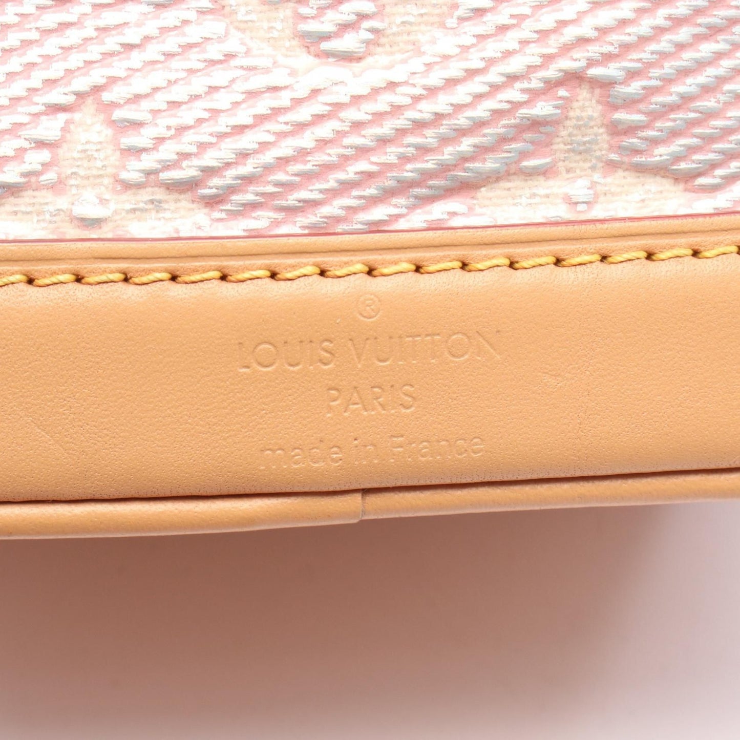 Louis Vuitton Nano Noé Monogram Denim Rose – M82427 – 13 cm - Etoilux