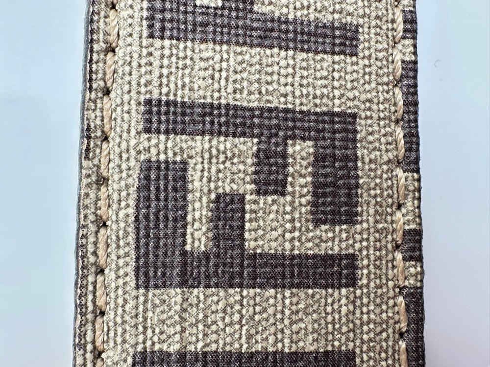 Cintura Fendi "Forever" in Tessuto FF - Fibbia Quadrata Gold - Etoilux