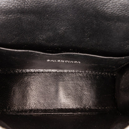 Balenciaga – Mini Hourglass Glitter Grey (2022) - Etoilux