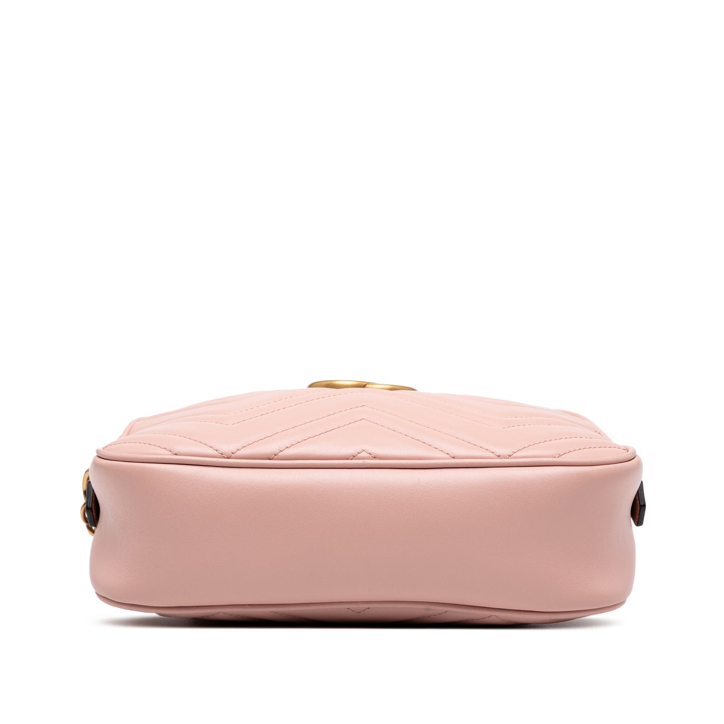 Gucci GG Marmont Matelassé – Borsa a tracolla in pelle rosa - Etoilux