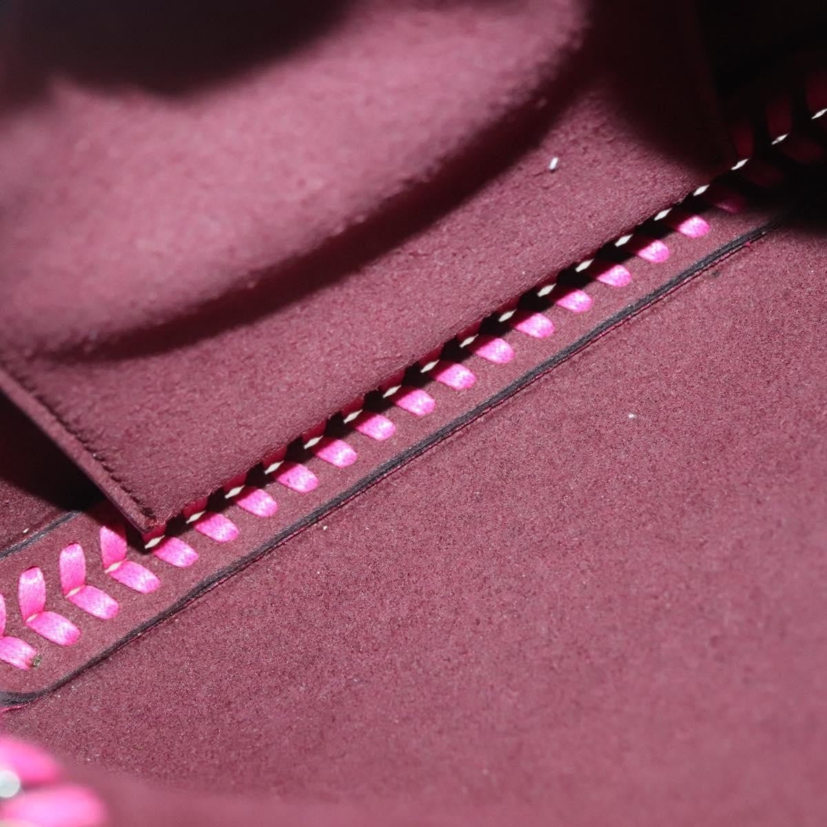Stella McCartney Falabella Mini Tote Shaggy Deer Fuchsia Hardware Ruthenium - Etoilux