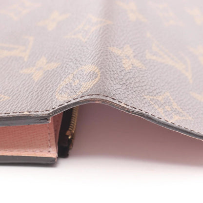 Louis Vuitton Portafoglio Sarah Monogram Canvas & Pelle Rosa Ballerina – Marrone/Rosa - Etoilux