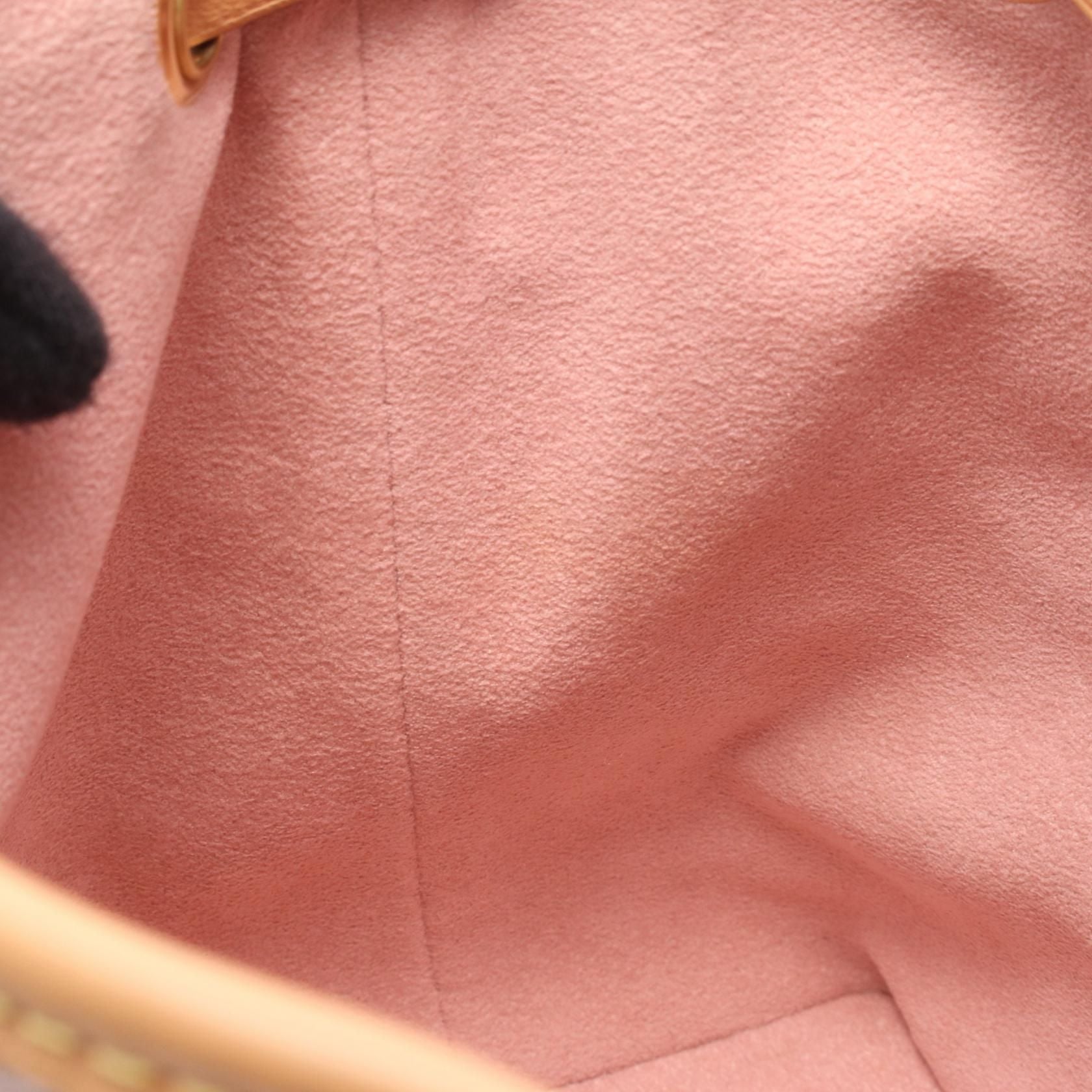 Louis Vuitton Nano Noé Monogram Denim Rose – M82427 – 13 cm - Etoilux