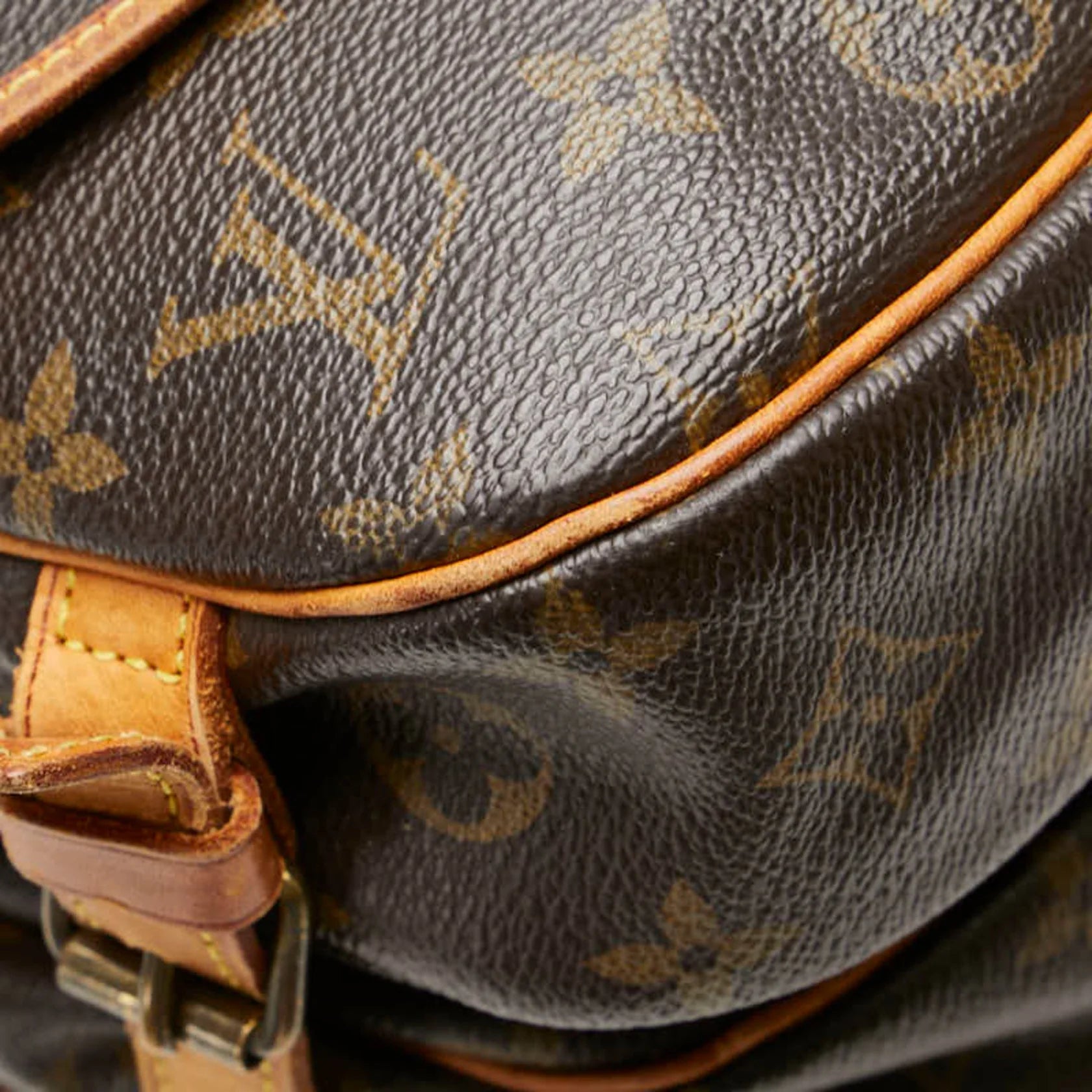 Louis Vuitton Borsa a tracolla Louis Vuitton Monogram Saumur 30 M42256 in pelle PVC marrone da donna LOUIS VUITTON - Etoilux