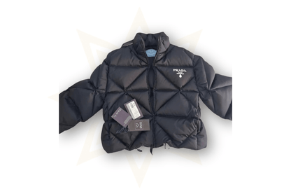 Prada Piumino Re - Nylon Nero – Taglia 38 - Etoilux