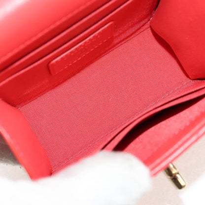 Chanel Trendy CC Small Flap Bag Pelle di Agnello Rossa Hardware Dorato - Etoilux