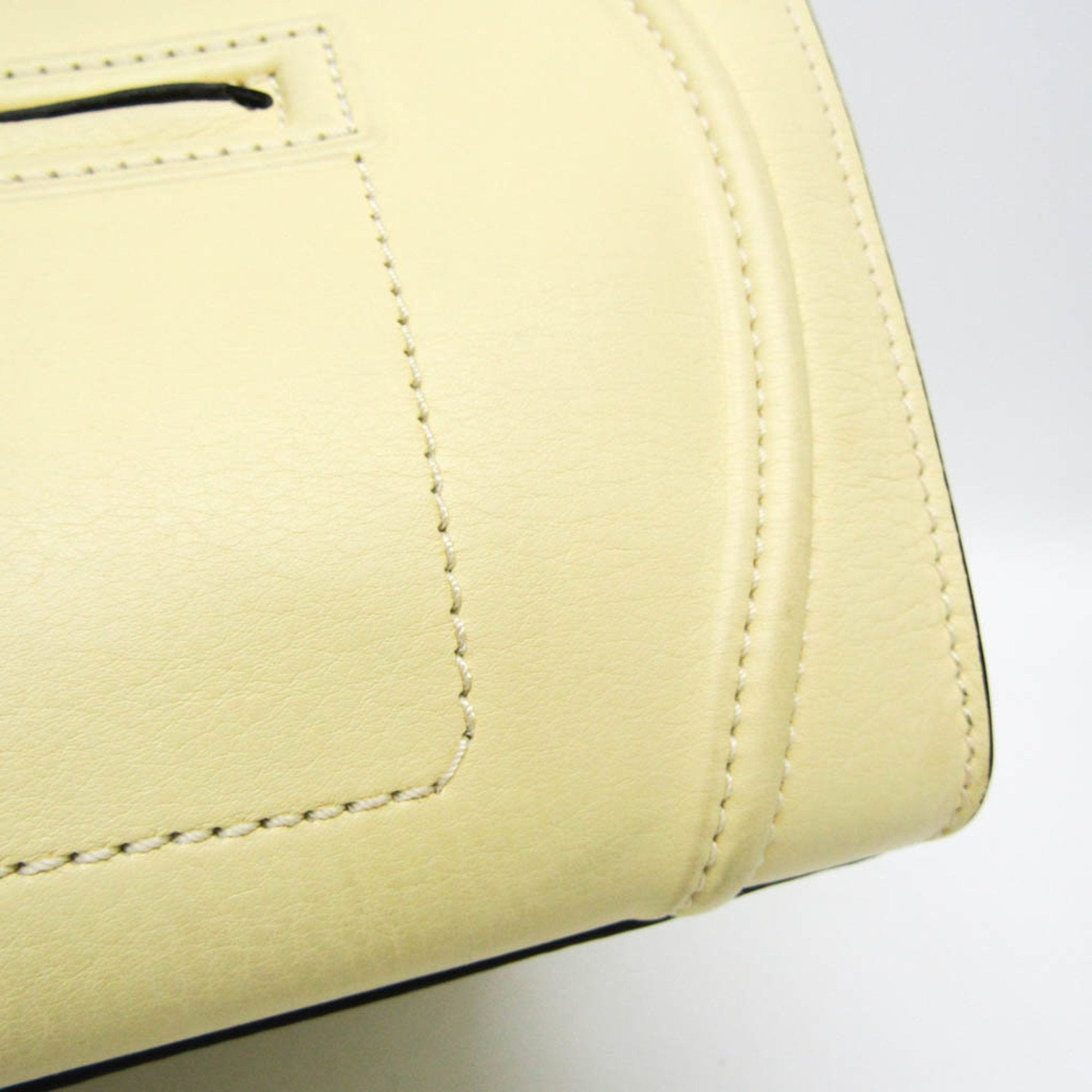 CELINE Luggage Micro Tote in pelle liscia avorio - Etoilux