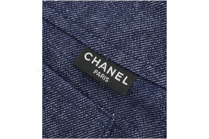 CHANEL – Gonna in denim indaco 99P – Taglia 36 - Etoilux
