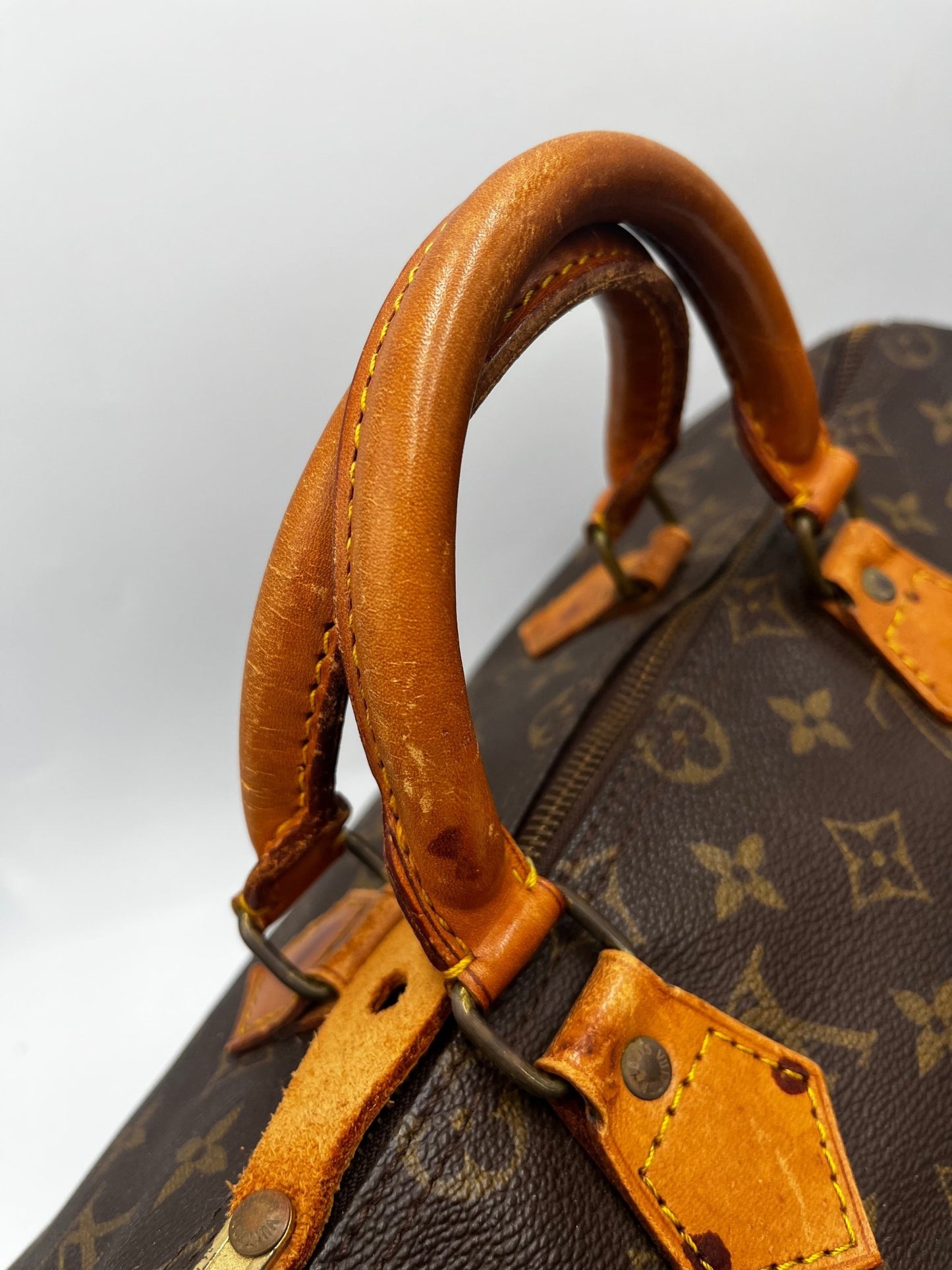 Louis Vuitton Speedy 35 Tela Monogram — Vintage Francia - Etoilux
