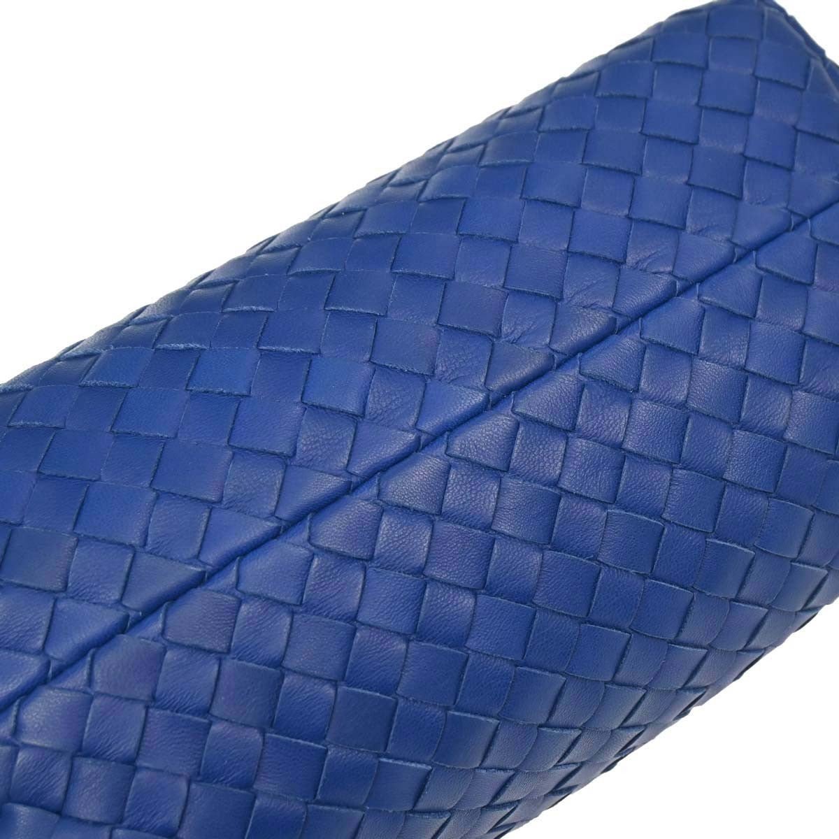 Bottega Veneta Intrecciato Nappa Cobalt Blue Hardware Dorato 2008 — Mini Hobo - Etoilux