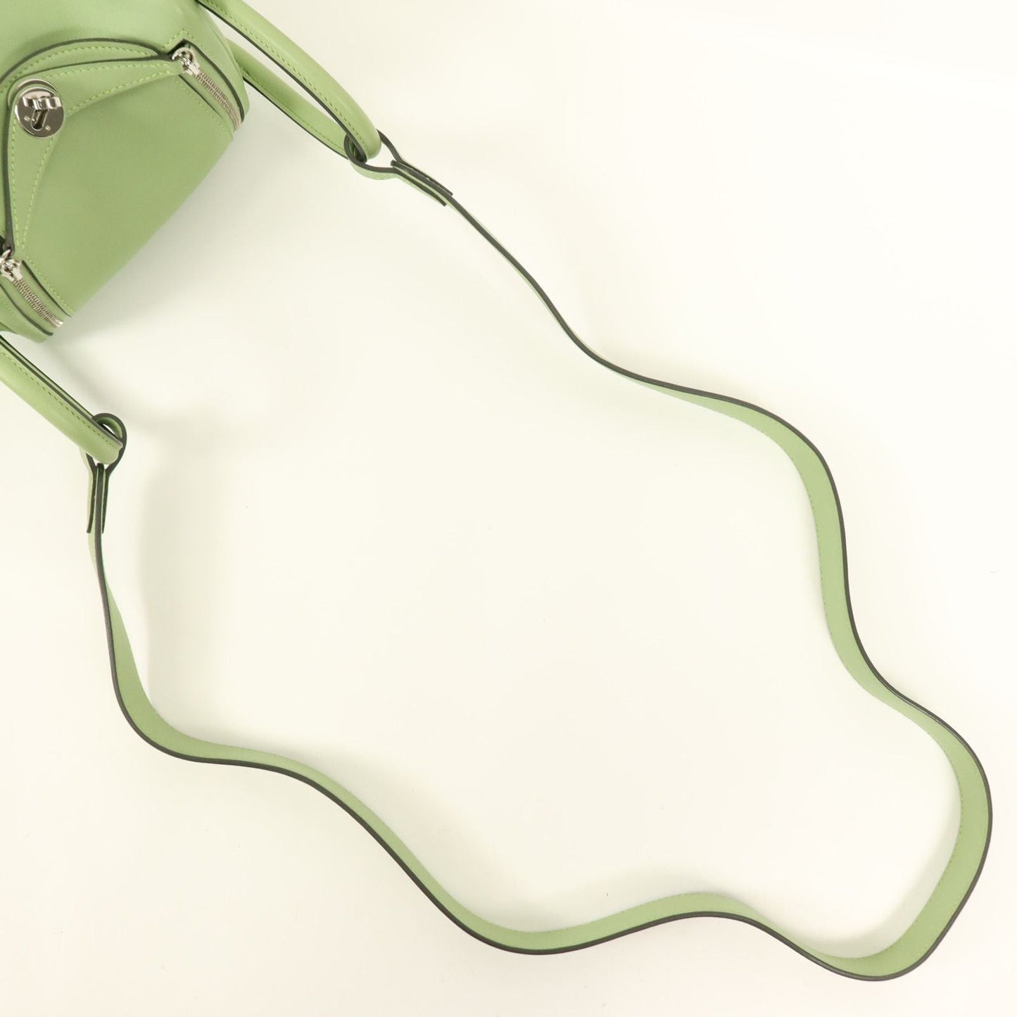 Hermès Mini Lindy Swift Vert Criquet Palladio 2020 – 19 cm - Etoilux