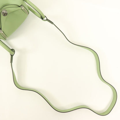 Hermès Mini Lindy Swift Vert Criquet Palladio 2020 – 19 cm - Etoilux