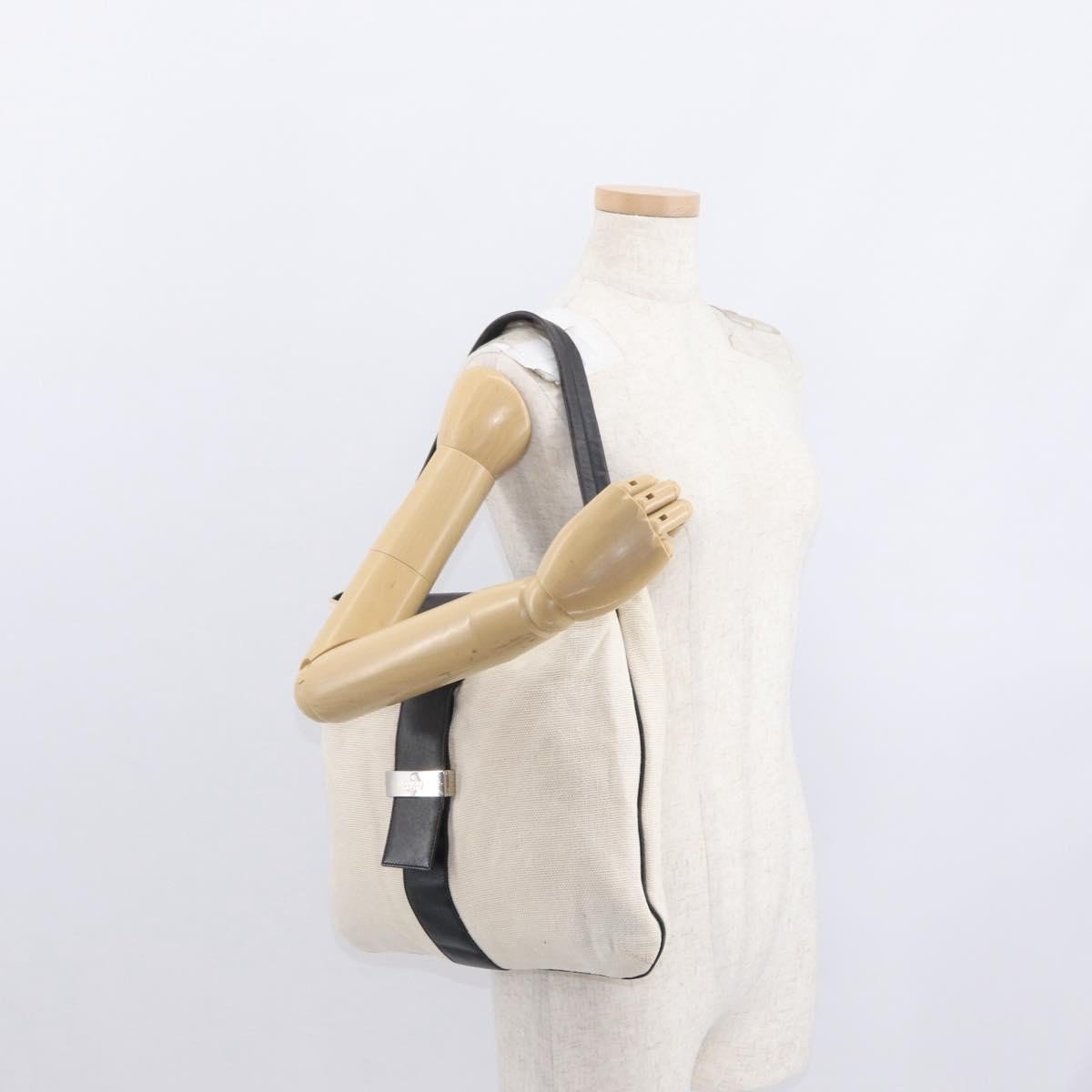 Gucci Shoulder Bag Vintage Canvas Beige/Nero – 38 cm - Etoilux