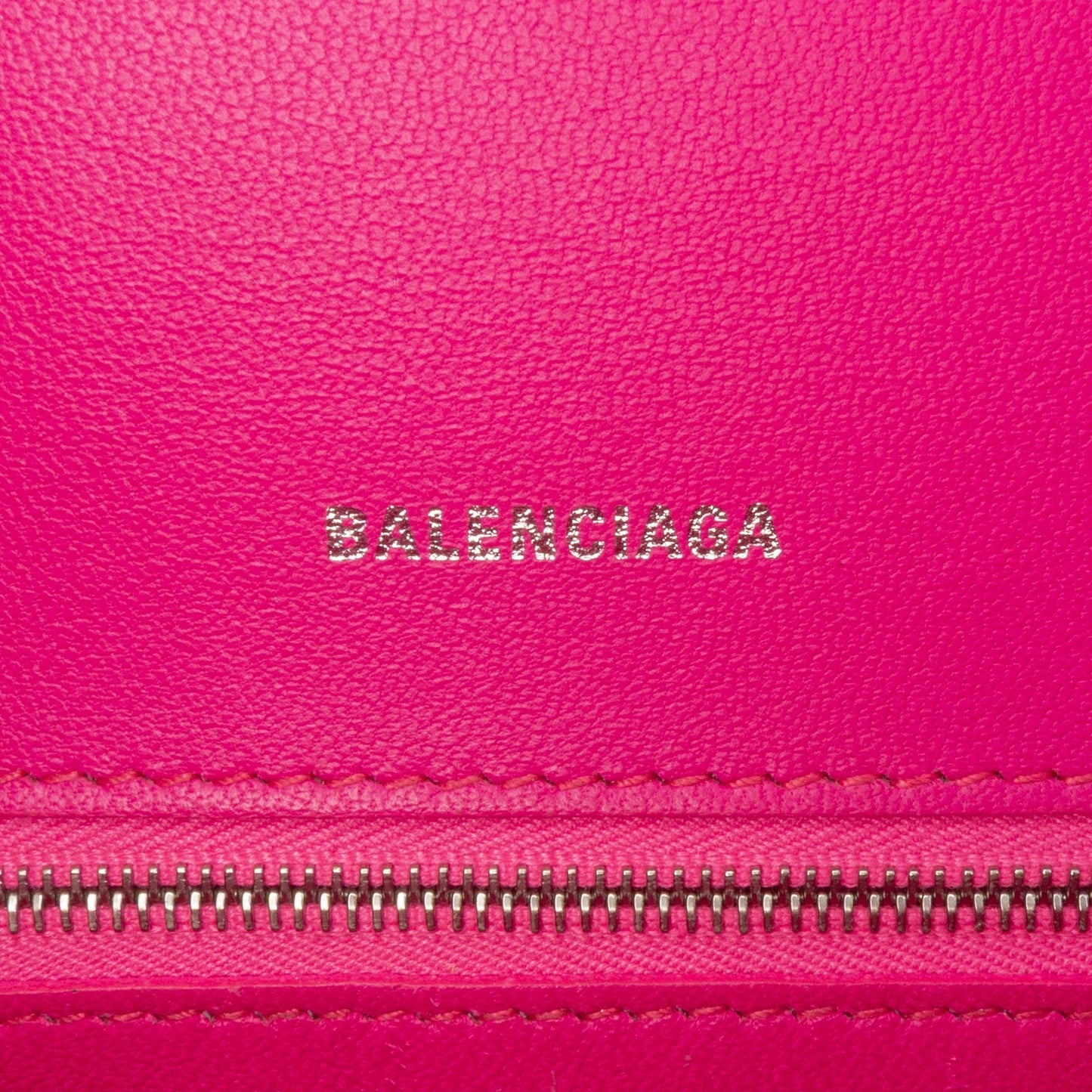 Balenciaga Hourglass Small Top Handle Pelle di Vitello Rosa Acceso 2020 – 23 cm - Etoilux