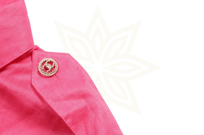 Camicia Chanel in cotone trasparente rosa fucsia - Etoilux