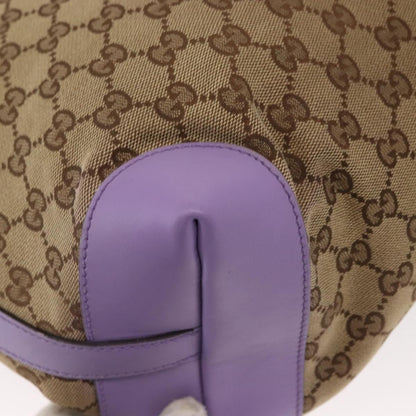 Gucci Craft Tote GG Canvas Beige/Lilla con Pochette – 33 cm - Etoilux