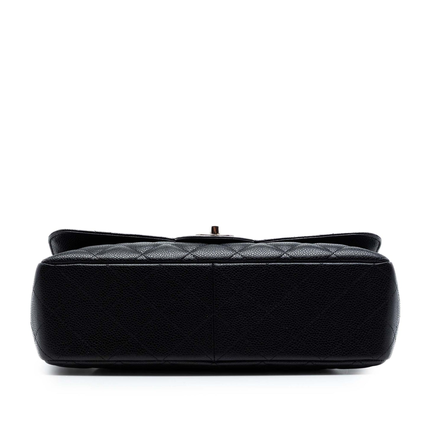 Chanel Classic Flap Jumbo Pelle Caviar Nera 2009 - 2010 – 30 cm - Etoilux