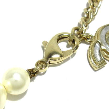 Chanel Sautoir Perle Avorio Pendente CC Bicolor Gold – Collezione 12A - Etoilux