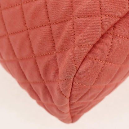 Chanel Zaino Denim Trapuntato Corallo Hardware Dorato – 20 cm - Etoilux